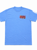 PNDMC x ETRNL Blue Graffiti Shirt