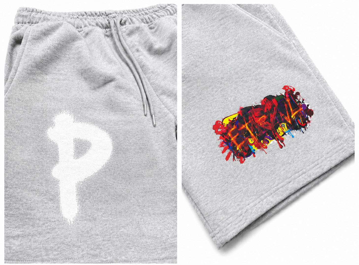 PNDMC x ETRNL Graffiti Shorts